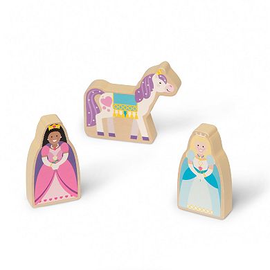 Melissa & Doug Wooden Fairy Tale Play Set