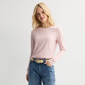 Petite Sonoma Goods For Life® Everyday Long Sleeve Crewneck Tee