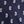 Navy Spaced Pasley