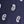 Navy Spaced Pasley