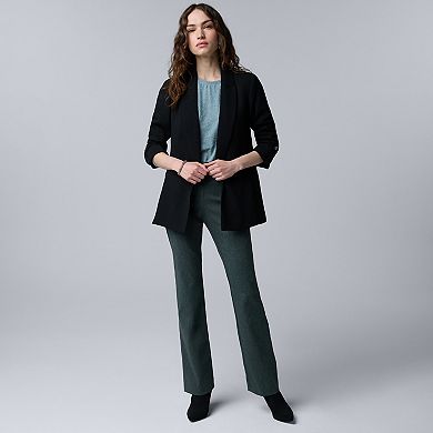 Women's Simply Vera Vera Wang Long Sleeve Jacquard Top