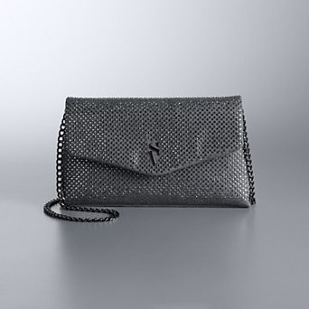 Simply Vera Vera Wang Rhinestone Envelope Crossbody Bag