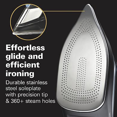 Hamilton Beach FabricIQ Steam Iron with Intuitive Touchpad