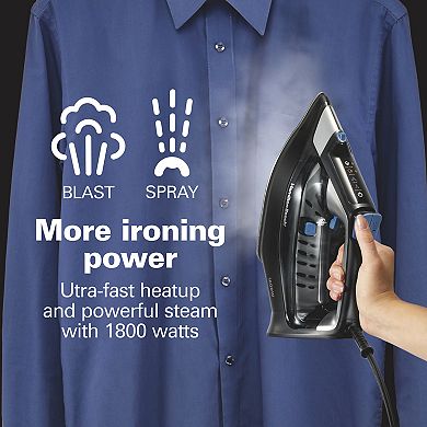 Hamilton Beach FabricIQ Steam Iron with Intuitive Touchpad