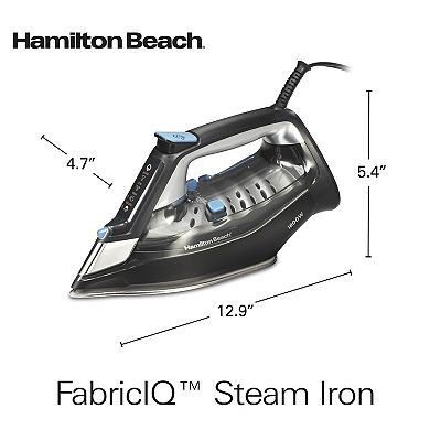 Hamilton Beach FabricIQ Steam Iron with Intuitive Touchpad