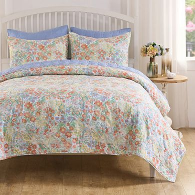 Greenland Home Fashions Alice Quilt Set with Shams