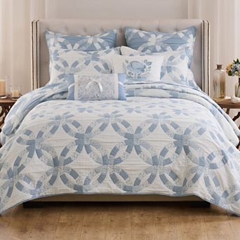 Greenland Home Fashions Wedding Ring Coverlet Set with Shams