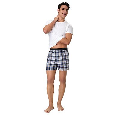 Men's Hanes® Ultimate 4+1 Bonus Pack Cotton Woven Boxers Underwear