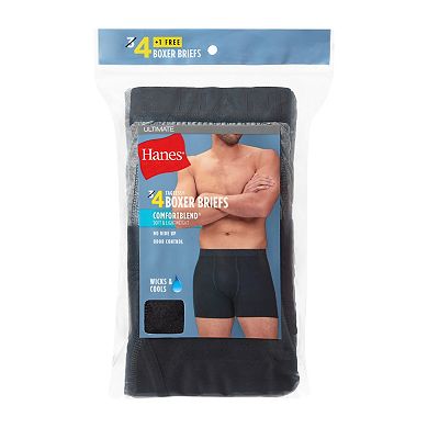 Men's Hanes® Ultimate 3+1 Bonus Pack ComfortBlend® Boxer Briefs Underwear