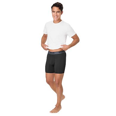 Men's Hanes® Ultimate 3+1 Bonus Pack Moves X-TEMP® Breathable Mesh Boxer Brief Underwear