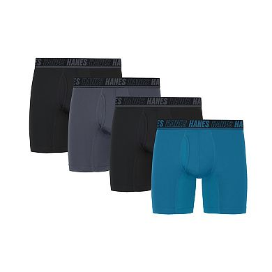 Men's Hanes® Ultimate 3+1 Bonus Pack Moves X-TEMP® Performance Boxer Briefs Underwear