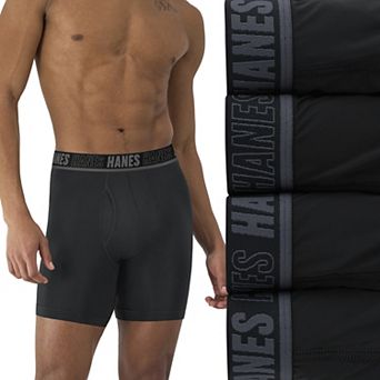Men's Hanes Ultimate® 4-Pack X-TEMP® Performance Boxer Briefs with Total Support Pouch™