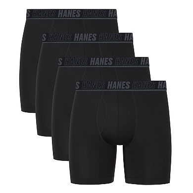 Men's Hanes Ultimate® 4-Pack X-TEMP® Performance Boxer Briefs with Total Support Pouch™