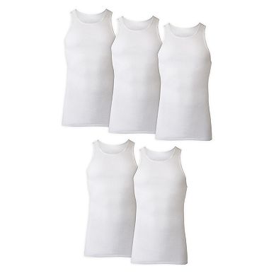 Men's Hanes® Ultimate 4+1 Bonus Pack ComfortBlend® Tank Top Undershirts