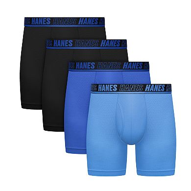 Men's Hanes Ultimate® 4-Pack X-TEMP® Breathable Mesh Boxer Briefs