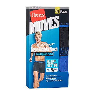 Men's Hanes Ultimate® 4-Pack X-TEMP® Breathable Mesh Boxer Briefs
