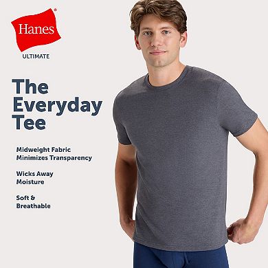 Men's Hanes® Ultimate 3+1 Bonus Pack Everyday Crewneck T-Shirt Undershirts