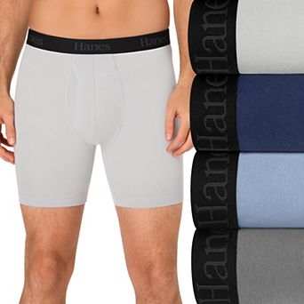 Men's Hanes Ultimate® 4-Pack Comfort Flex Fit® Boxer Briefs with Total Support Pouch™