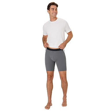 Men's Hanes Ultimate® 4-Pack Comfort Flex Fit® Long Leg Boxer Briefs with Total Support Pouch™