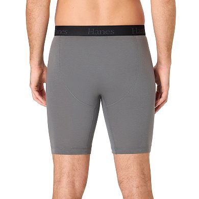 Men's Hanes Ultimate® 4-Pack Comfort Flex Fit® Long Leg Boxer Briefs with Total Support Pouch™