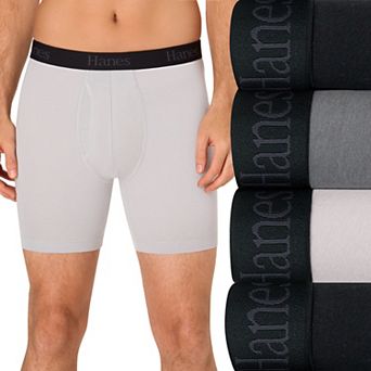 Men's Hanes Ultimate® 4-Pack Comfort Flex Fit® Boxer Briefs with Total Support Pouch™