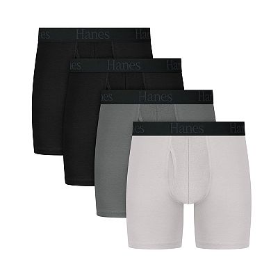 Men's Hanes Ultimate® 4-Pack Comfort Flex Fit® Boxer Briefs with Total Support Pouch™