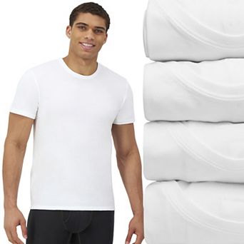 Men's Hanes Ultimate® 4-Pack Comfort Fit Stretch Crewneck T-Shirts