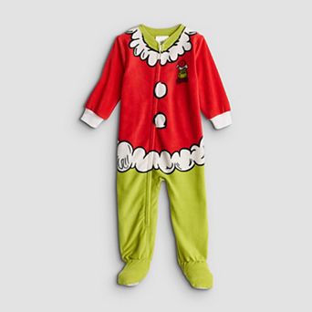 Baby & Toddler The Grinch One-Piece Footed Pajamas