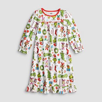 Toddler Girl The Grinch Holiday Sleep Gown
