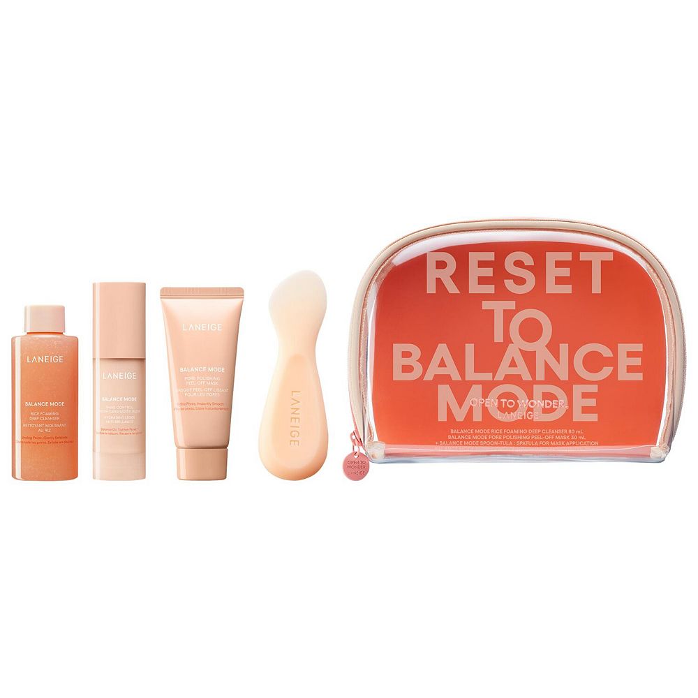 LANEIGE Reset to Balance Mode Kit - Routine Set for Oily Skin and