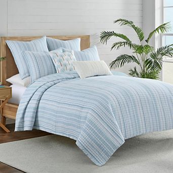 Levtex Home Boracay Stripe Muslin Quilt Set
