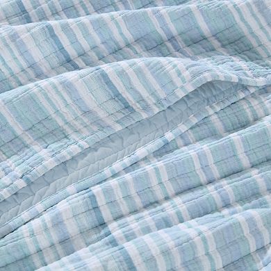 Levtex Home Boracay Stripe Muslin Quilt Set