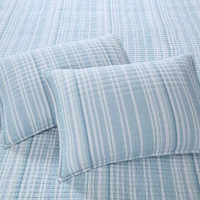 Levtex Home Boracay Stripe Muslin Quilt Set