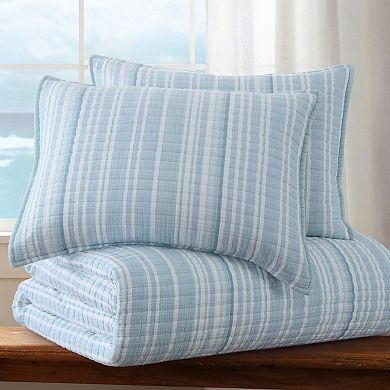 Levtex Home Boracay Stripe Muslin Quilt Set