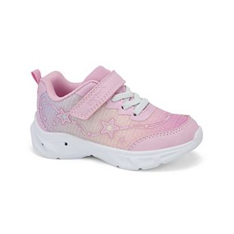 Carter's Merlin Toddler Girl Lighted Sneakers With Hook & Loop Closure