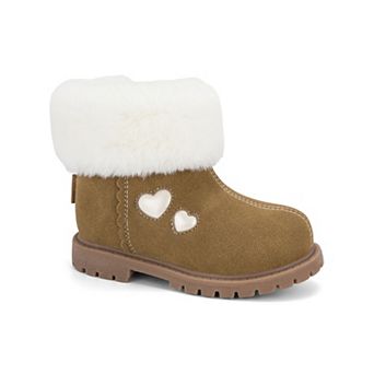 Carter's Bethesda Toddler Girls Faux Fur Ankle Boots
