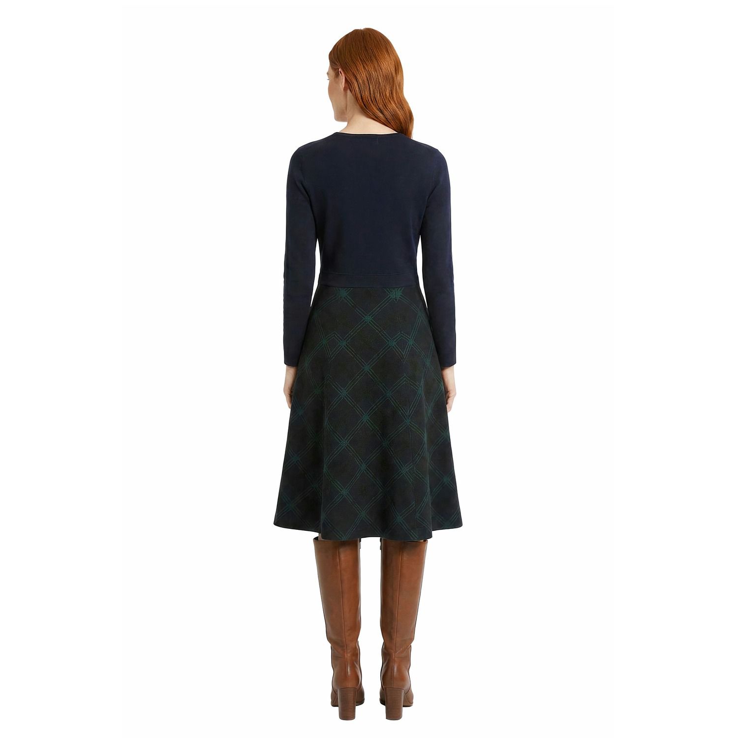 Женское платье London Times Buckle Waist Details Sweater Dress — фото 2