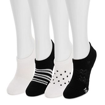 MUK LUKS 4-Pack Dream Step No Show Sock Liners