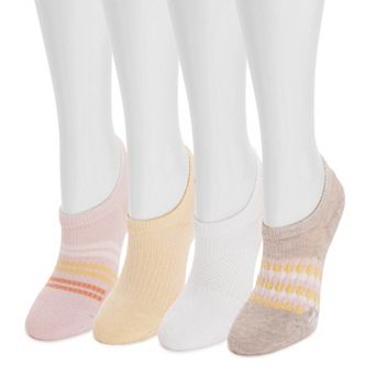 MUK LUKS 4-Pack Dream Step No Show Sock Liners