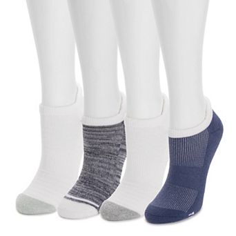 MUK LUKS 4-Pack Dream Step Sporty Low Cut Ankle Socks