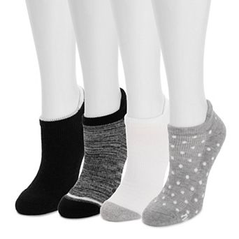 MUK LUKS 4-Pack Dream Step Sporty Low Cut Ankle Socks