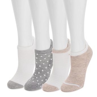 MUK LUKS 4-Pack Dream Step Sporty Low Cut Ankle Socks