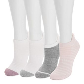 MUK LUKS 4-Pack Dream Step Sporty Low Cut Ankle Socks