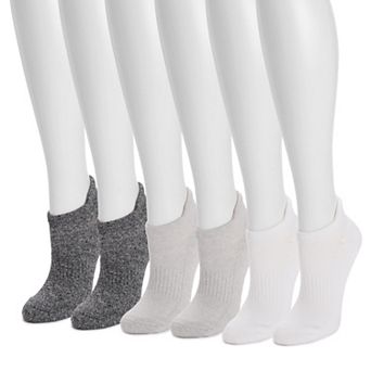 MUK LUKS 6-Pack Low Cut Ankle Compression Socks