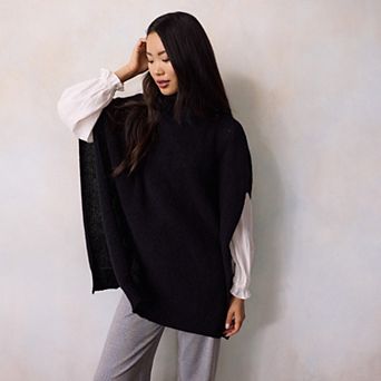Women's LC Lauren Conrad Cozy Knit Poncho
