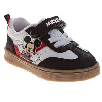 Disney Mickey Mouse Boys' Canvas Velcro Iconic Casual Sneakers (Toddler / Little Kid)