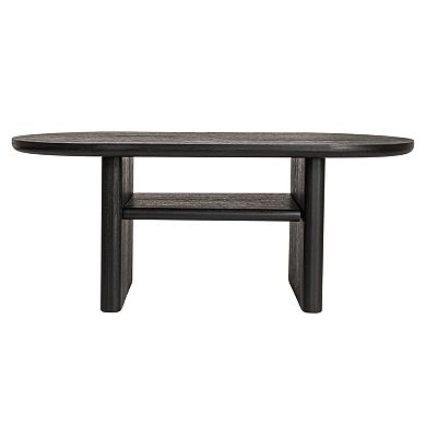 Hello Honey Sturdy Firwood Coffee Table, Black