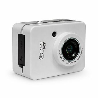 Gear Pro Sports Action Camera, 1080P, 12MP, Touch Screen, Waterproof, Remote, Mount