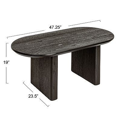 Hello Honey Wood Coffee Table, Black