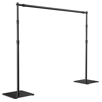 YQNUCO Photo Backdrop Stand, Back Drop Stand, Pipe and Drape Stand, Flower Wall Backdrop Frame